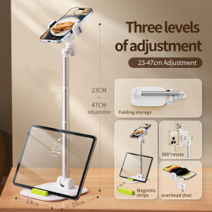 JOPREE X66D Stand Holder Handphone Tablet 2 in 1 Function Carbon Steel Rotate 360 High Angle Lazypod