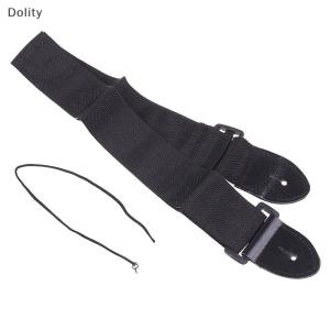 🎄【Special price】Dolity 68cm-124cm Universal Guitar Strap Adjustable Nylon Guitar Belt with PU Leather