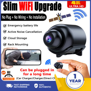 Mini Camera spy connect phone 4K High Definition WIFI Surveillance Security Night Vision Motion Detect Camcorder Infrared Night Vision Two-Way Voice Audio Surveillance Monitoring Security Color Camera Video Baby Monitor Wireless IP Cam [PRELOVED]