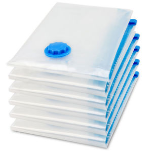 PET Transparent Vacuum Storage Bags Moisture-proof Anti-insects Save Space Organizer For Blanket Pillows Clothes Bedding Travel Household Supplies