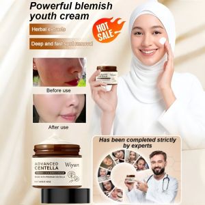 Youthful Hydration Centella Asiatica Probiotic Soothing Cream Intense Moisturizing Dry Skin Repair人参积雪草保湿祛斑霜