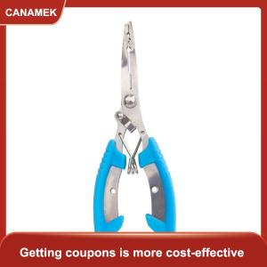 【CANAMEK】 Cong mouthed Cá kìm thép không gỉ mạnh mẽ ngựa dòng cá kéo đa chức năng đường kìm