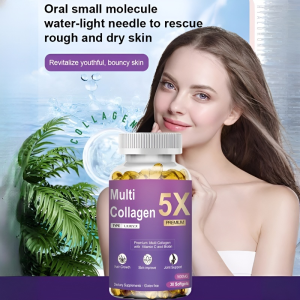 Easy To Take Nutrient Supplement 5 Times More Concentration Whitening And Spot Reduction Nutritional Softgel Capsules Enhancement Of Immunity Skin Elasticity
