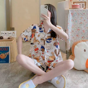 AP HOME ชุดนอนการ์ตูนเเฟชั่นใหม่ กราฟิกลายน่ารัก สินค้าขายดียอดฮิต เนื้อผ้าดีใส่สบายระบายอากาศได้ดี ส่งด่วน ส่งไว