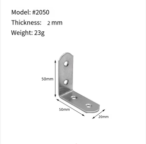10pcs 90 degrees bracket Corner brace Angle Stainless Steel L Shelf furniture Support 40/50mm