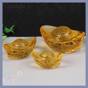 [Cumarba] Chinese Feng Shui Yuan Bao Dragon Pattern Ingot Lucky Blessing Home Ornament