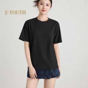 Eyouth 13100 Essential Cotton Crew Neck Tee