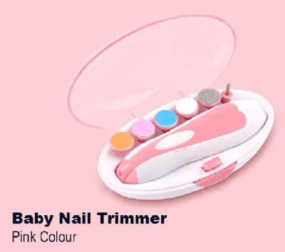 *SHOWELL* 6-IN-1 ELECTRIC BABY NAIL TRIMMER (BLUE/PINK) 2ND GEN / TODDLER / NEWBORN / INFANT NAIL CLIPPE / BATTERY OPERATED SAFE & GENTLE NAIL CARE ACCESSORIES FOR ALL AGE *100% AUTHENTIC BY BEAUTY BESTIE*