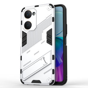 Casing For Vivo Y18 Y03 Y18E Y18S 4G 5G 2024 Phone Case Bracket Camera Lens Protect Cover For VivoY18 Y 18S VivoY18E Y 18E VivoY03 Y03 Y28 5G Punk Shockproof Armor Style Back Cases