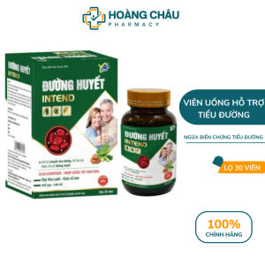 Viên Uống Đường Huyết Intend - Giúp Ổn Định Cải Thiện Chuyển Hóa Đường Ngừa Biến Chứng Hộp 30 Viên