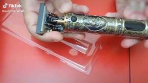 Original VGR V-228 Zero Adjustable Professional Rechargeable Hair trimmer Metal mesin rambut shaver clipper men cutter