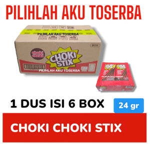 Choki Stix Choki Choki Stix - 1 Kardus isi 6 box - Stik Coklat