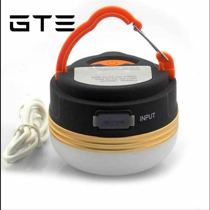 GTE Rechargeable Glare Camping Lights LED Portable Camping Light With 3