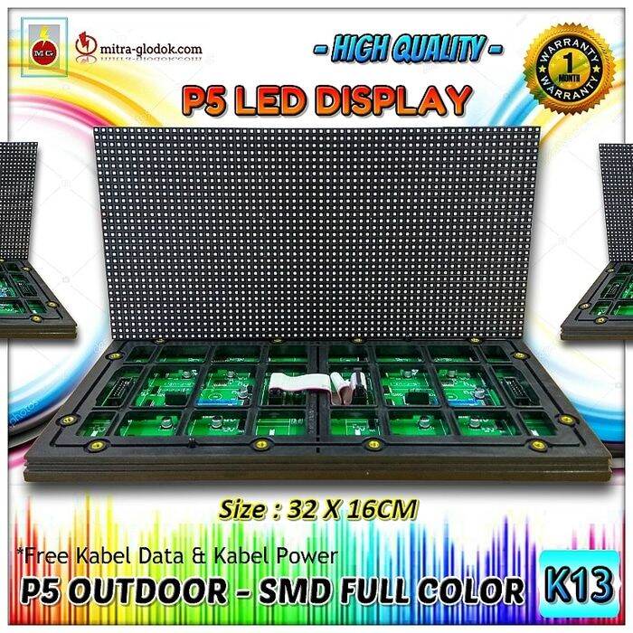 PANEL MODUL MODULE P5 SMD OUTDOOR INDOOR SEMI OUTDOOR LED MATRIX ...