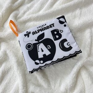 Sách Vải Song Ngữ Đa Giác Quan Cho Bé Sơ Sinh Size Mini 12x12cm - Lalala Baby (0-12 tháng)