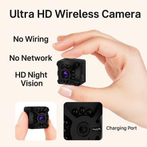 Ultra HD Wireless Magnetic Camera HD Night Vision 160° Super Wide Angle Smart Wireless WiFi Indoor Monitor 红外夜视高清小相机