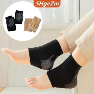 [COD] SHgeZm Gel Silicone gót chân bảo vệ tay áo miếng đệm gót chân cốc plantar Fasciitis hỗ trợ chăm sóc bàn chân sửa chữa da đệm nửa sân vớ