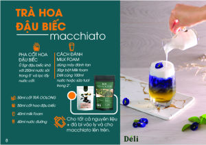 Bột milk foam Déli - 1kg - vị kem sữa dày foam chống tách lớp