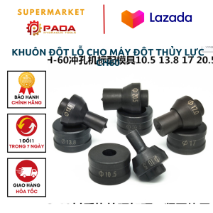 Khuôn Đột Lỗ Cho Máy Đột Thủy Lực CH60-HHM60-Phi tùy chọn