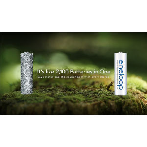 PANASONIC Eneloop Pro AA SIZE 4PCS Pack BK-3HCCE/4BT-EC High Capacity Fully Charged Ready To Use Rechargeable Bateri 电池 Energy Department