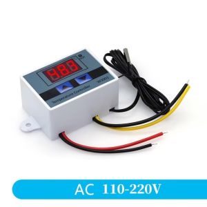 220VAC Digital LED Temperature ControllerFor Incubator Cooling Heating Switch Thermostat NTC Sensor