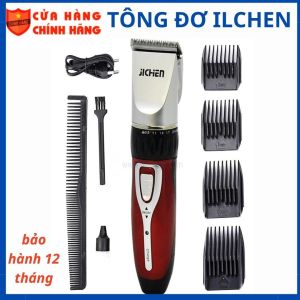 Tông Đơ Cắt Tóc Gia Đình Không Dây Jichen 0817 Pin Sạc Cao Cấp Sắc Bén Êm Ái