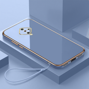 Case Plating Vivo S1 Pro Soft Case Lanyard Terbaru Premium Casing