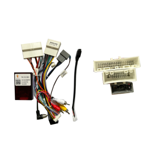 STAPON 16pin canbus hanress for nissan navara 2024 with original 360cam mitsubishi with origianl reverse cam only for 16pin power android unit