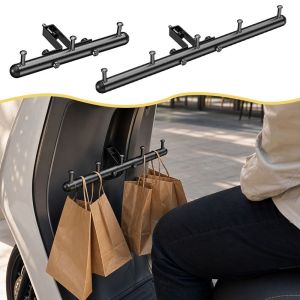 MKEB Black E-bike Cross Bar Hook Metal Hook Multifunctional Front Hook Universal Easy Installation Electric Bikes Hook Electric Bikes
