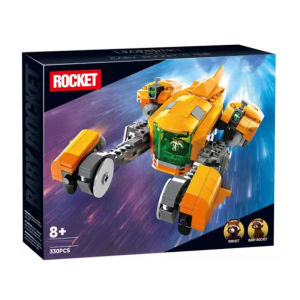 Tương thích với Lego Super Heroes 76254 tên lửa nhỏ gấu trúc tàu vũ trụ bé trai lắp ráp khối đồ chơi quà tặng