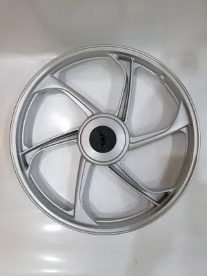 EX5 DREAM / WAVE 100 / WAVE ALPHA 110 -NO DISC / WAVE 100R -NO DISC / EX5 DREAM 110 FI SPORT RIM ( WITH BEARING & BUSH) 1 PASANG SILVER-6 BATANG