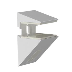 Multipurpose Sturdy Glass Clamp Support Wall Mounted Shelf Holders for Glass and Shelves in Shower Room Kitchens