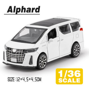 LEO 1:36 Alphard MPV Metal Diecast Alloy Toy Car Model Trucks For Kids Toys Vehicles Hobbies Collectio