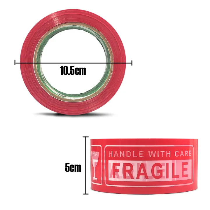 1 ROLL TUFF TAPE HIGH QUALITY 85M FRAGILE PACKAGING TAPE [RED] | Lazada PH