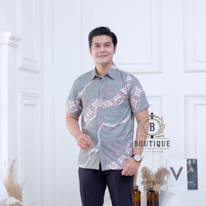 Boutique - Baju Batik Pasangan Ayah Bunda Kemeja Pria Dan Blouse Wanita Bahan Katun Premium Pakaian Kondangan Modern 2024