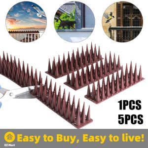 【Fast Shipping】 Plastic Bird Spikes Bird Cat Deterrent Spikes Outdoor Anti-Climb Pigeon Plastic Cat Security Fence Pest Control Spikes Bird-Spikes