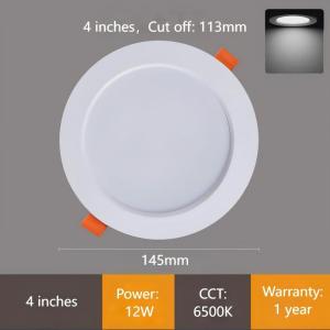 LED Recessed Round Panel Light Downlight Ceiling Light Lampu Siling Home Lighting