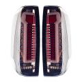 ไฟท้าย ไฟท้ายแต่ง LED รุ่น นิสสัน นาวารา NISSAN NAVARA D40 ปี 2005 - 2013 สีสโม็ก ข้าง ซ้าย + ขวา จำนวน 1 คู่. 