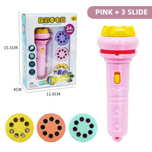 Wonderful Toys Childrens Projector Flashlight Toy Baby Sleeping Story Torch Lamp 24/80 Animal Patterns Early Education Toys for Kids Gift