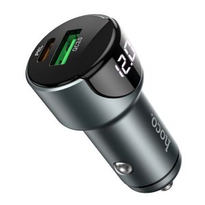 Tẩu sạc ô tô xe máy Vision SH đời mới Hoco siêu nhanh 30w qc3.0 5a Cốc 2 cổng ô tô xe hơi dùng cho iphone samsung
