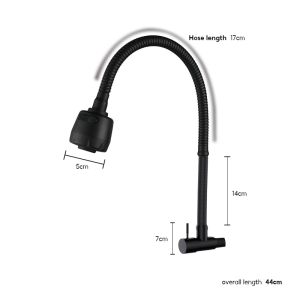 Kitchen Faucet Sink 360° Flexible Pull Faucet with Sprayer 2 Modes Stainless Sink Tap Extender