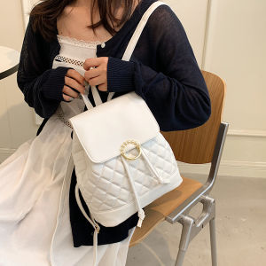 BTSO - (COD) Tas Ransel Wanita Penutup Magnet kunci MUTE Tas Ransel Anak Tas Sekolah Tas Besar Tas Selempang Wanita Tas Ransel Wanita Tas Viral Tas Terbaru 2021 Tas Ala Korea Tas Bagus