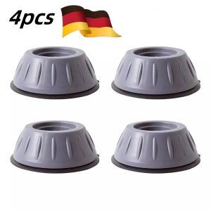 4PCS Washing Machine Foot Pad Adjustable rubber washing machine feet pads Universal Fixed Shock Silent Skid Rubber Washing  Universal Fixed Anti-vibration Mute Protection Mat Anti-skid Foot Pad Dryer Furniture Washing Machine Stand Leveling Foot Pad