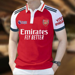 2025 Red Arsenal Football Jersey Shirt Polo Shirt For Men Sports Casual Breathable Dry Fit Short Sleeve Oversize Sweatshirt