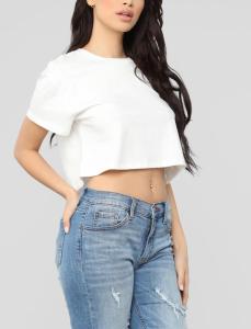 KAOS CROPTEE KATUN BAJU WANITA BISA TIE DYE BAJU KAOS WANITA F&M SERIES PREMIUM