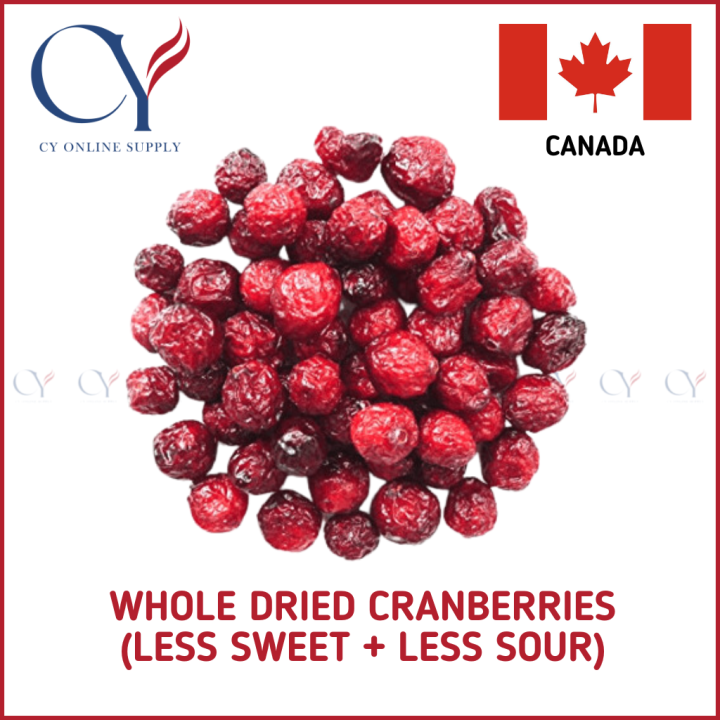 WHOLE CRANBERRIES 1KG 500G 250G 100G / WHOLE DRIED CRANBERRY / WHOLE