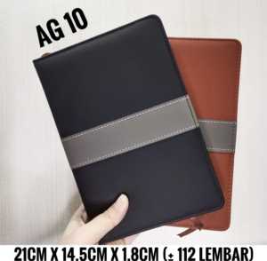 ag10 agenda souvenir kulit A5 agenda kantoran barang promosi agenda kulit sintetis note book buku tulis