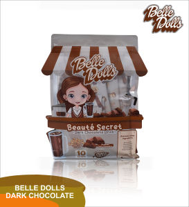 Belle Dolls Beaute Secret - Dark Chocolate Drink 10 Sachet per Pack Beverage