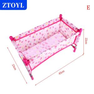 [COD]🔥🔥🔥ZTOYL Doll House Accessories Rocking Chairs Swing Bed Dining Chair Baby Play House