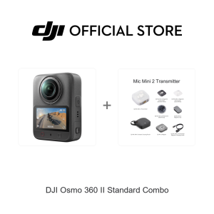 DJI Osmo 360 II 8K 360° Camera | 1-Inch 8K/60fps HDR 360° Imaging AI SuperNight 2.0 105GB Built-in Storage